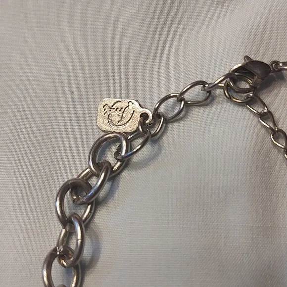 Fun rainbow bead statement necklace & Bright Pink Iridescent Layering Necklace - Picture 3 of 11